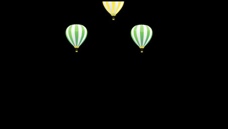 hot-air-balloon-icon-flying-floating-in-the-sky-concept-animation-with-alpha-channel